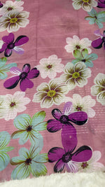 Sequins Bloom Pink | Lawn Printed Hijab with Sequins