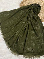 Ethereal Bloom Turkish lawn - Olive