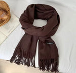 Winter Cashmere Hijab | Chocolate Brown