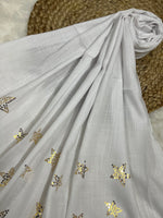 Starry Shine Hijab –White