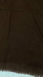 Lawn Dotted Stones Hijab | Dark Brown