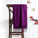 Winter Cashmere Hijab | Purple