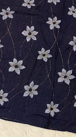 Threaded Lawn Floral Hijab | Floral | Purple