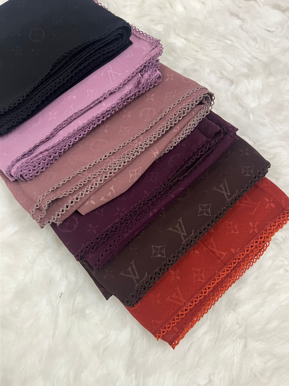 Monogram Georgette | LV | Dark Brown