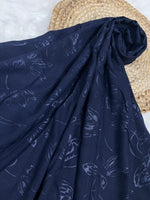 Ethereal Bloom Turkish lawn - Dark Blue