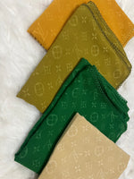 Monogram Georgette | Beige