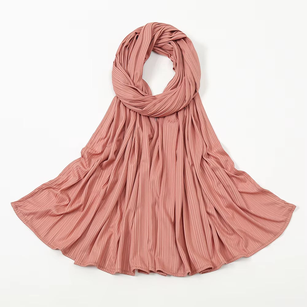 Soft Rib Jersey Hijabs | Bubble Pink