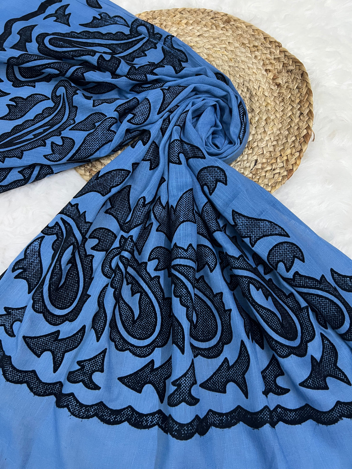The Velvet Motif Series | Denim Blue 02
