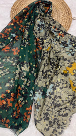Twilight Flora Green | Lawn Printed Hijab