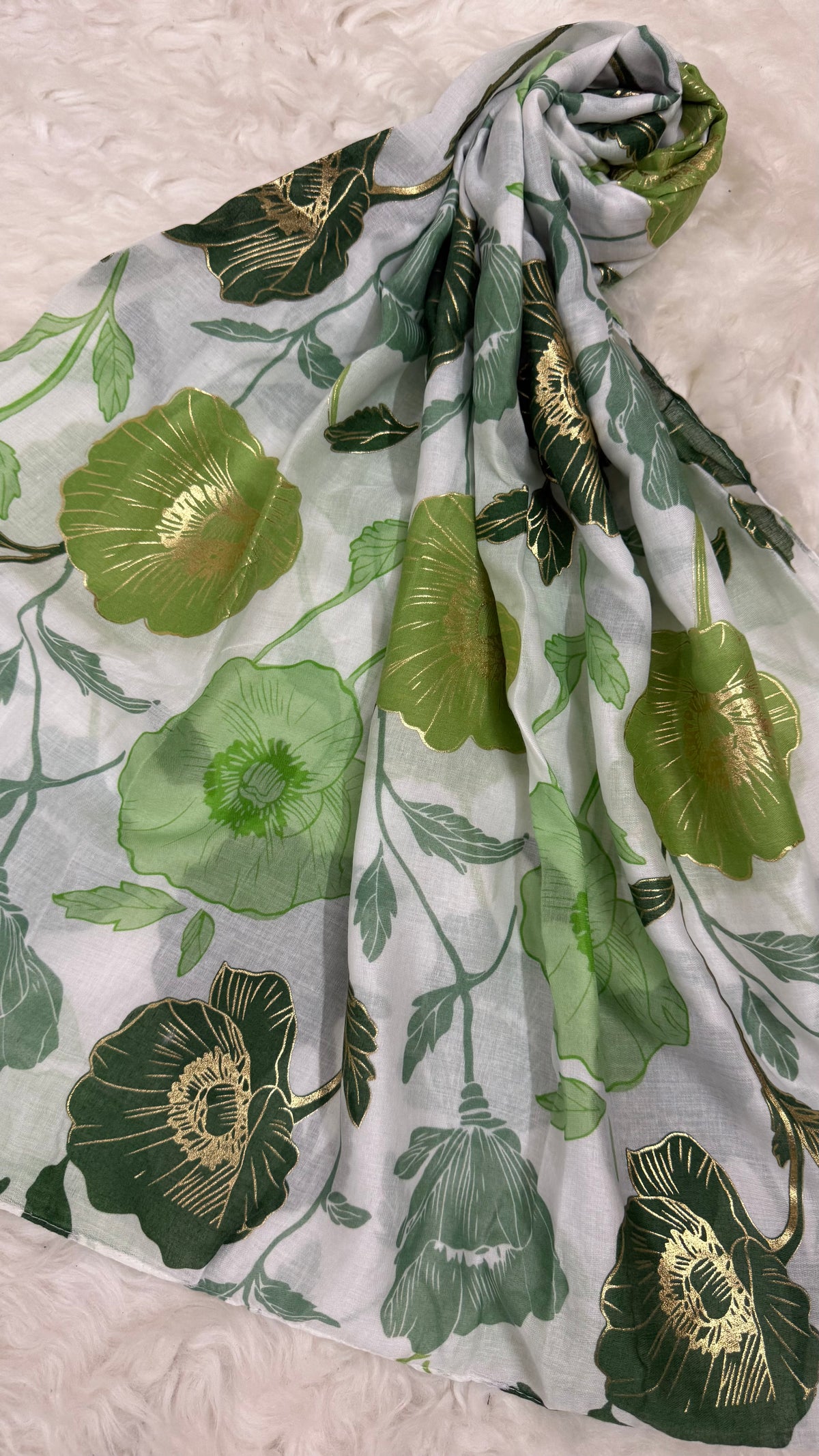 Sage Noir | Lawn Printed Hijab