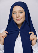 Instant Magnet Hijab | Midnight Navy