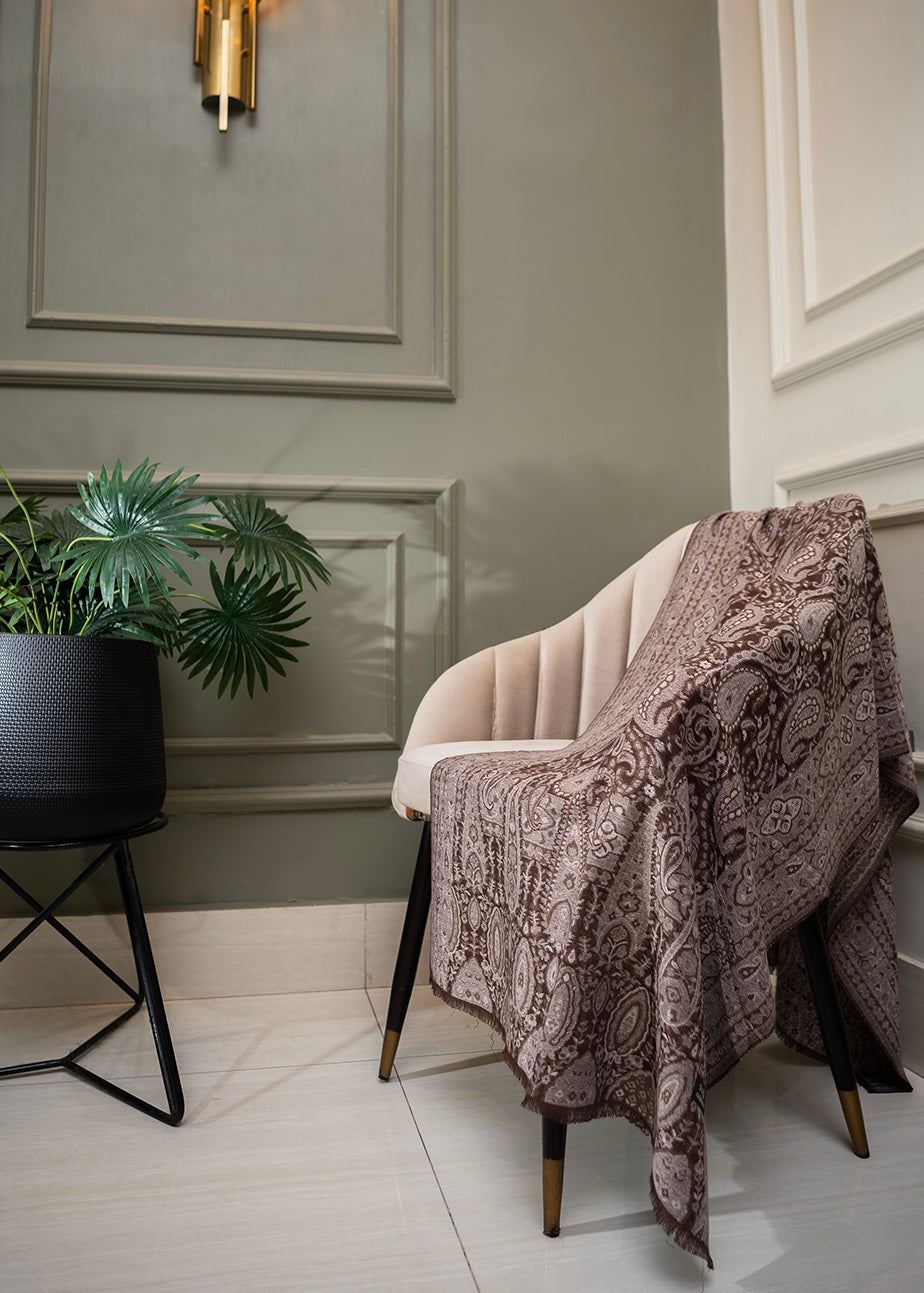 Vintage Loom | Brown Taupe Paisley