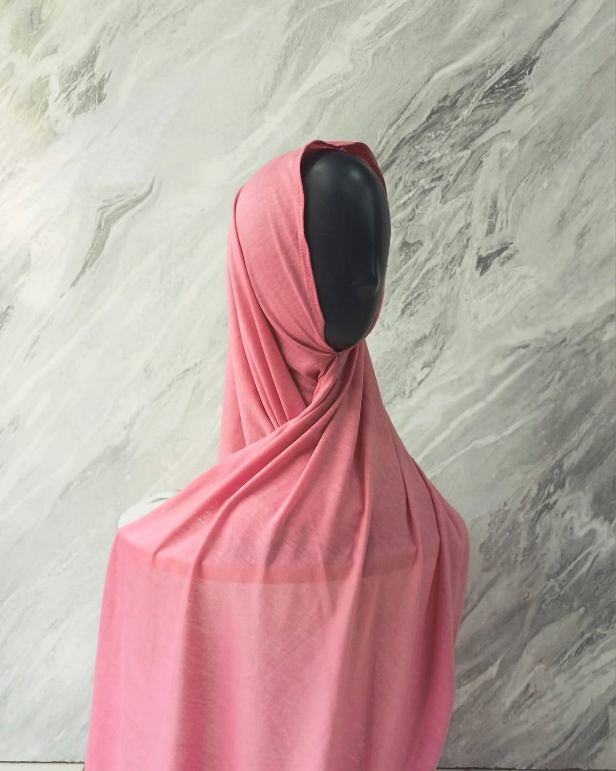 Instant Pre-Sewn Jersey Hijab | Rose Pink