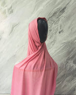 Instant Pre-Sewn Jersey Hijab | Rose Pink
