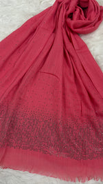 Lawn Stone Drop Hijab | Bubble pink