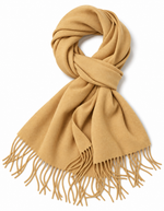 Winter Cashmere Wool Hijab | Beige
