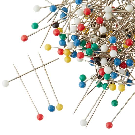 Multi-Color Hijab Ball Pins (100 Pcs in Box)