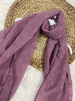 Monogram Georgette | LV | Lilac