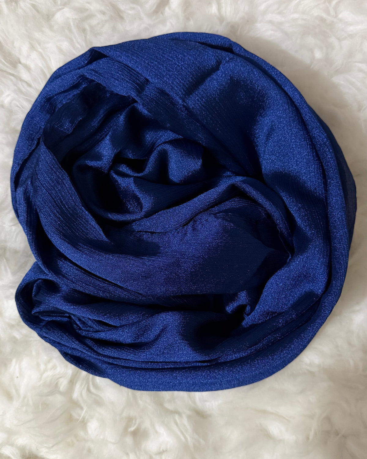 Luxe Crinkle Silk - Royal Blue