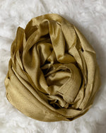 Luxe Crinkle Silk -Antique Gold