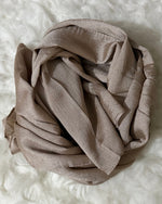 Luxe Crinkle Silk - Mushroom Taupe