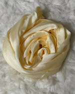 Luxe Crinkle Silk - Ivory Cream