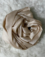 Luxe Crinkle Silk - Pearl-blush champagne