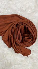 Luxe Crinkle Silk - Rust Copper