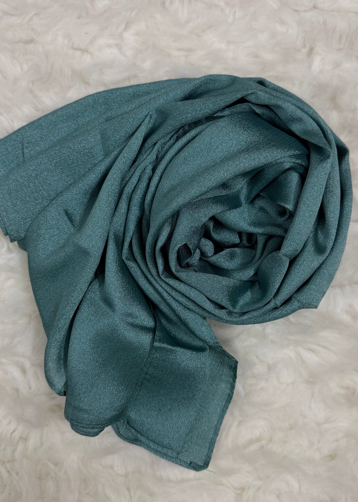 Luxe Crinkle Silk - Peacock Teal