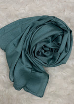 Luxe Crinkle Silk - Peacock Teal