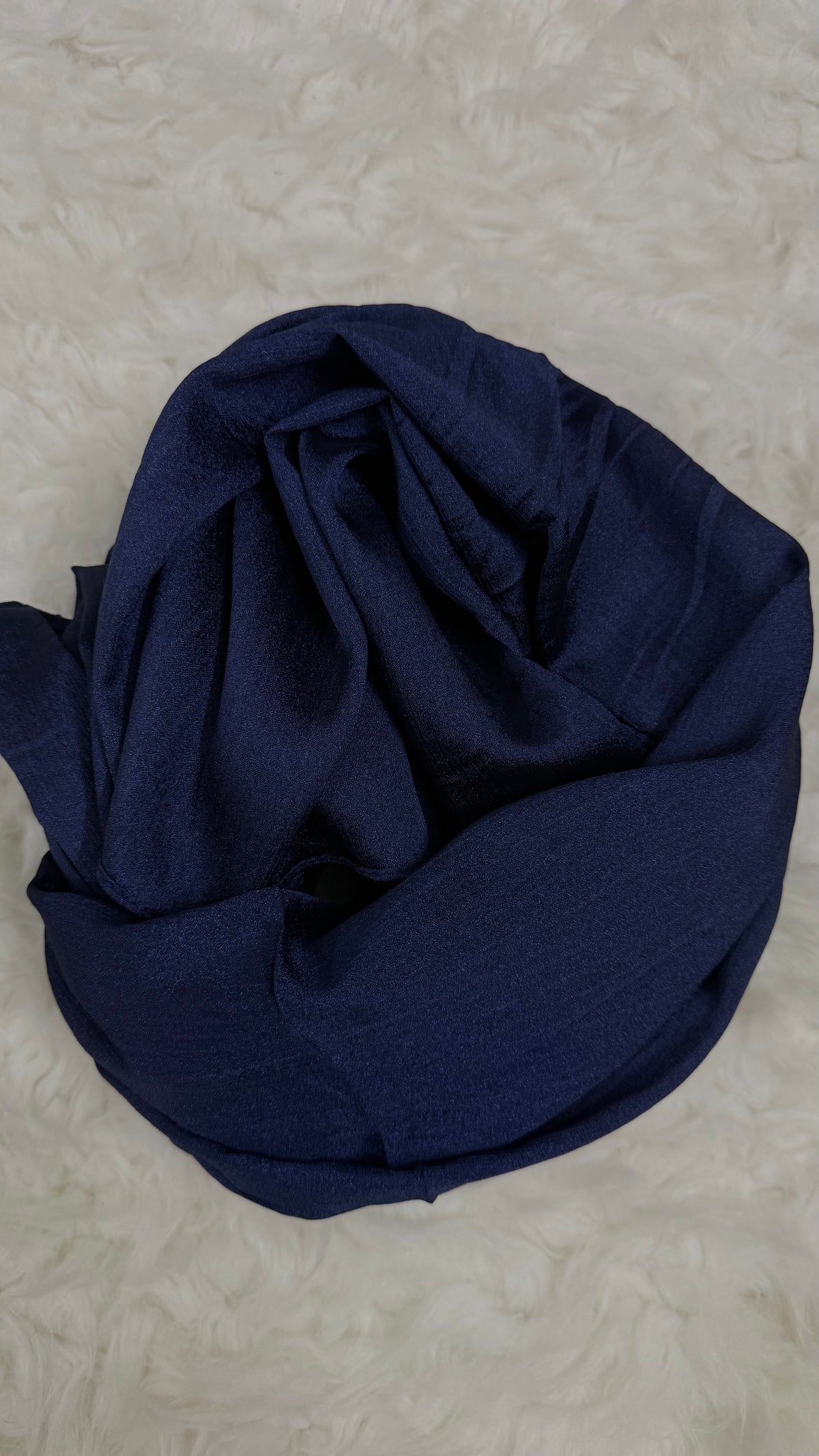 Luxe Crinkle Silk - Deep Blue